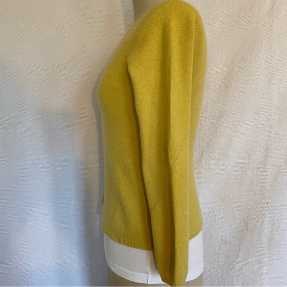 Pure Cashmere Sm sweater soft butter yellow - Picture 3 of 6